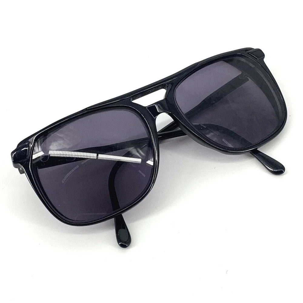 Vintage Ray Ban F1 Black‎ Oversized Purple Lens B & L France 1970s FRAMES ONLY!